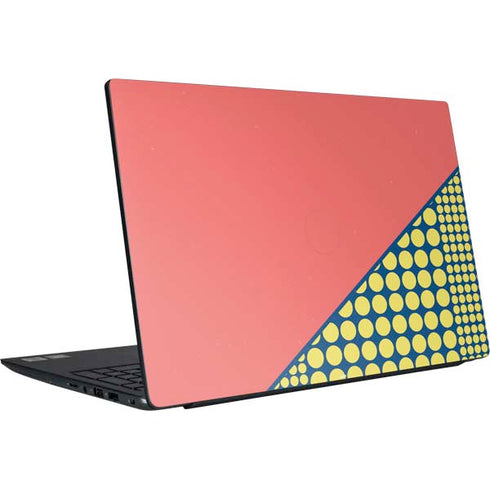 Coral Diagonal Split Dell Vostro Skin